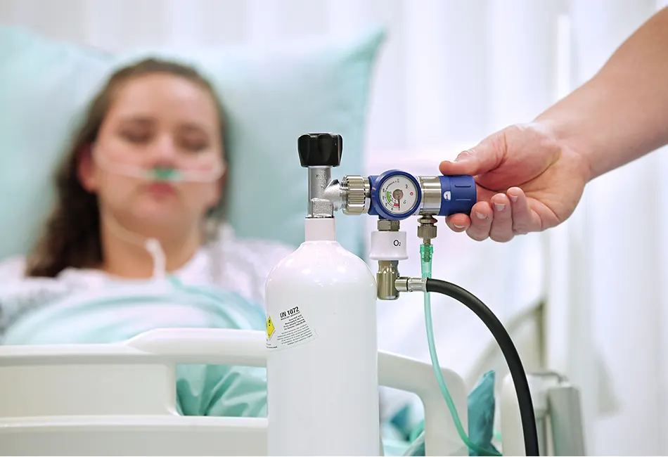 Several medical gas systems used in hospitals